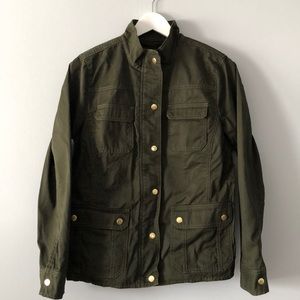 TALBOTS OLIVE JACKET (SIZE:8)